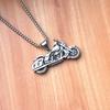 European and American Jewelry Motorcycle Pendant Necklace Trendy Men's Retro Pendant ,A Gift for My Boyfriend