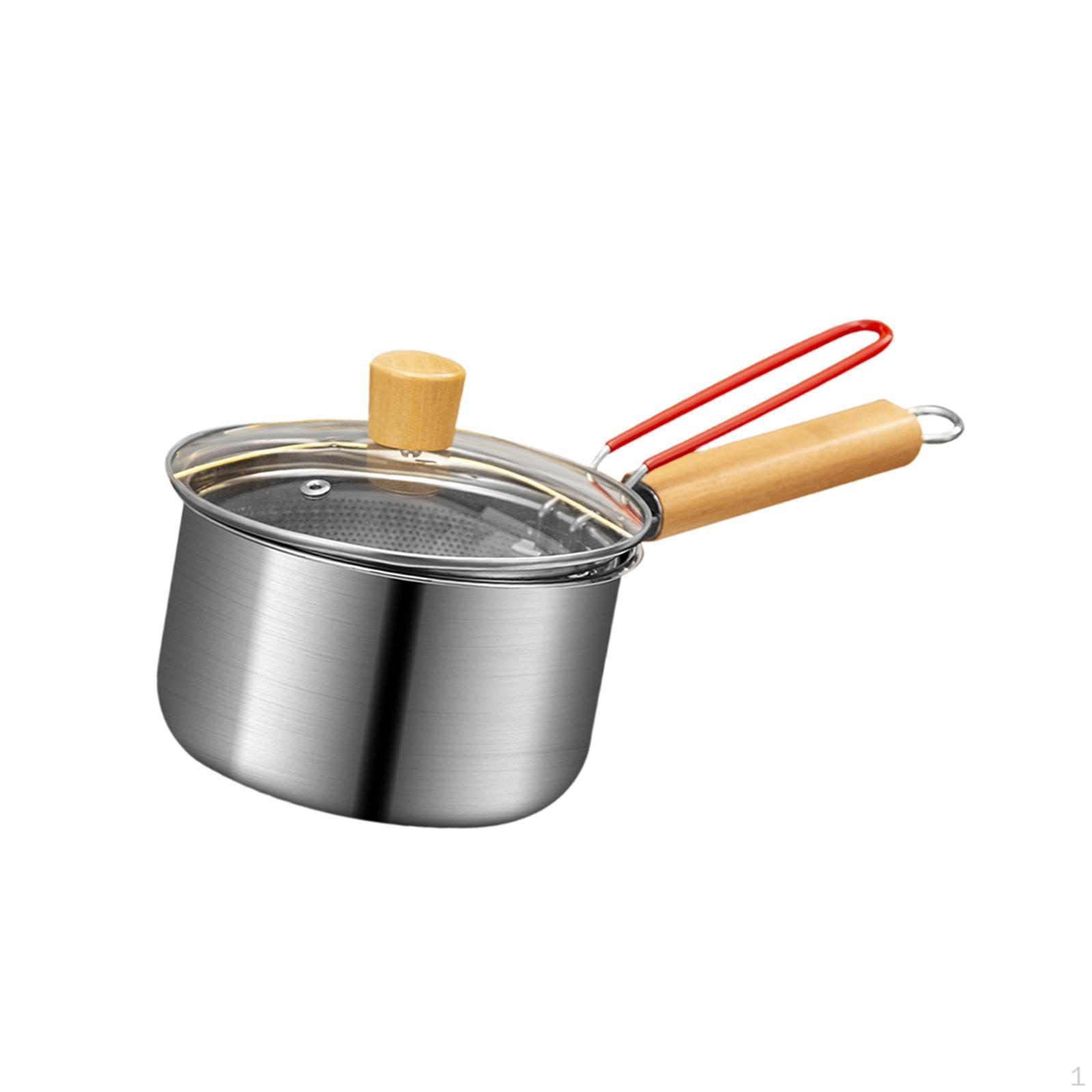 

Deep Frying Pot Oil Strainer Basket Nonstick Portable Small Fryer with for