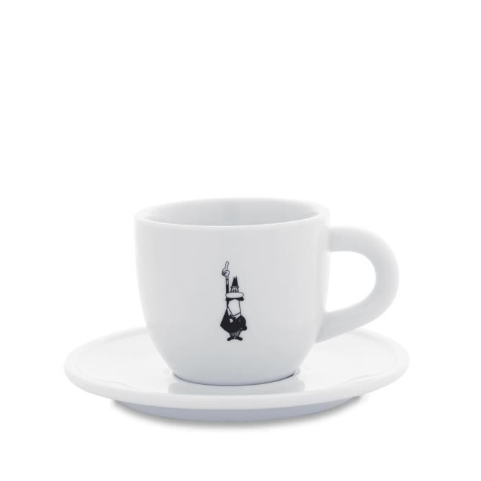 Tasse à cappuccino - Bialetti - Y0TZ099 - Blanc - Porcelaine - 1 pièce(s)