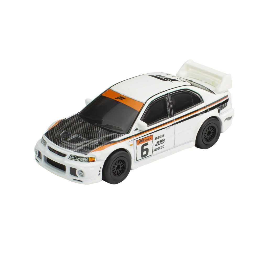 

Hot Wheels Retro Entertainment FORZA HORIZON 5 Mitsubishi Lancer Evolution VI 3 and HCP11 White (Ages Up) белый