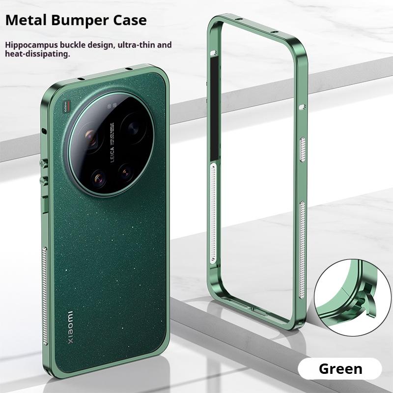 Fashion Aluminum Metal Frame Bumper Case For Xiaomi 17 ProMax 17 15 Ultra 15 Pro Ultra thin Light weigt