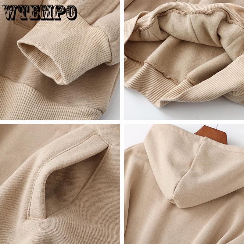 Herbst Winter Damen Trainingsanzug Dicker Fleece-Baumwollanzug 2-teiliges Set Kapuzenpullover Sweatshirt und lockere lange Hosenanzüge