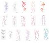 Crack Mark Temporary Tattoo Sticker Realistic Body Art Halloween Blood Vessels Tattoo  Makeup