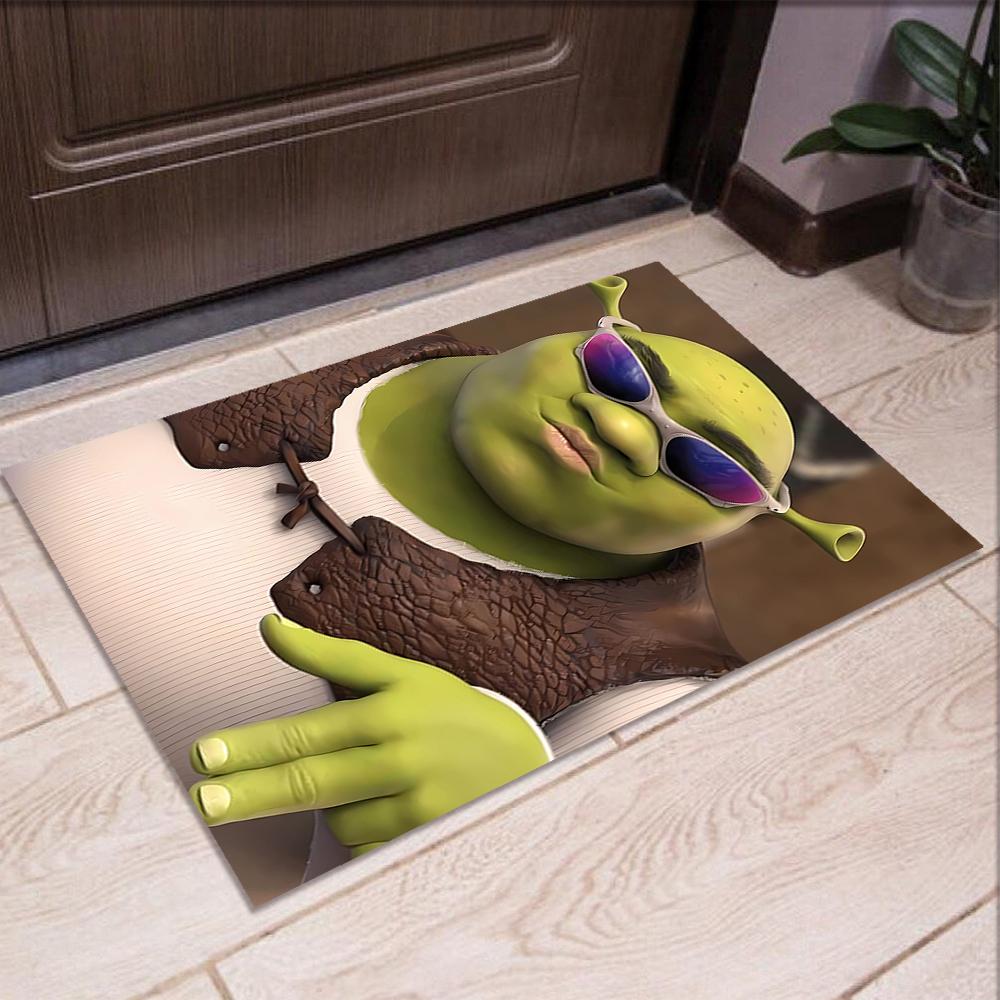 Shrek Bedruckter Teppich, Teppich, für Bürostuhl Wohnzimmer Schlafzimmer Küchenraum Dekor Geschenke.