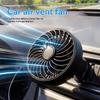 Air Vent 3 Speed 5V 1A Car USB Cooling Fan 360 Degree Adjustable Air Outlet Car Fan 5-Blade Low Noise For Car Truck SUV Sedan