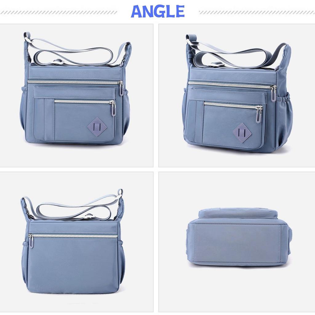 Betaly Shoulder Bag for Water Small A Blue [Betally] Women, Mother's Bag, Crossbody, Shoulder, Nylon, Lightweight, Repellent, Pocket, 2-Way, School,