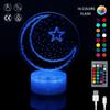 Eid Mubarak Ramadan Decorations for Household Moon Stars Remote Control LED Lights Eid Mubarak Decorations
