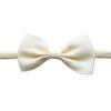 Solid Color Bow Hairpin & Ribbed Headband Set for Girls