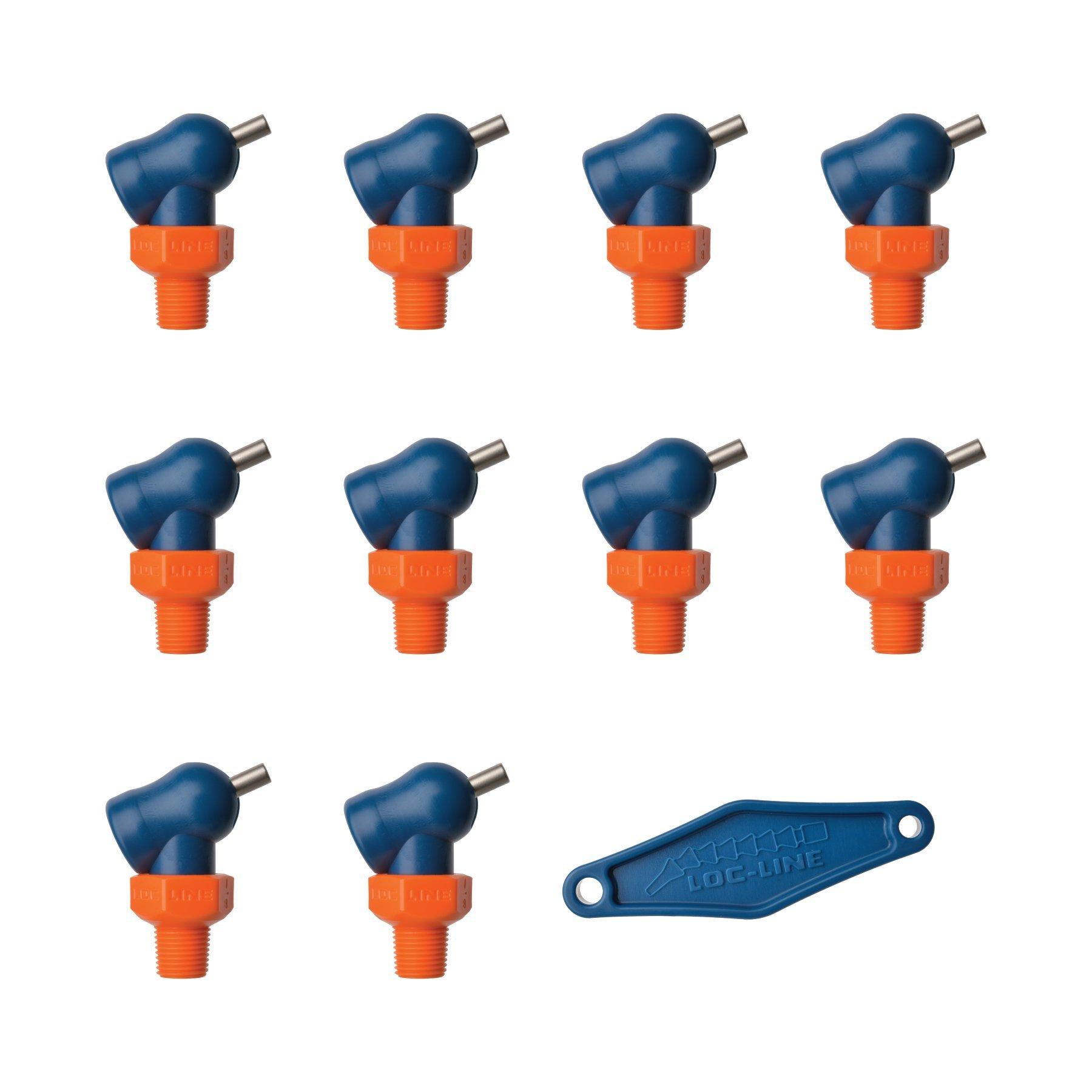 

HPT nozzle threaded x10 pcs NL79041 LOC-LINE 1/8 XR 1.6x6.4mm