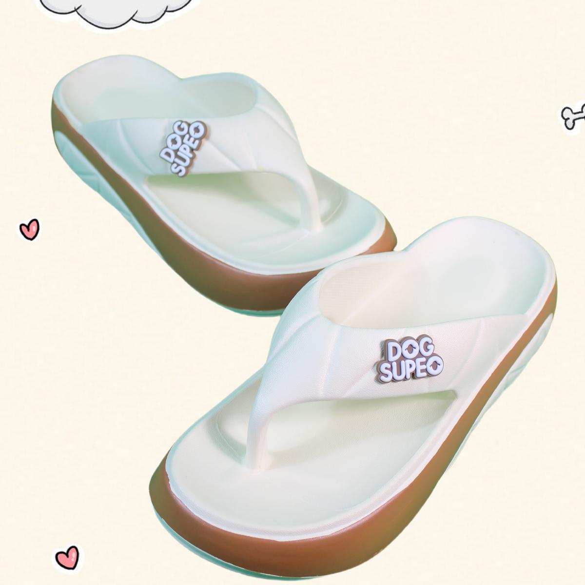 

Женские летние тапочки на толстой подошве, пляжные, повседневные, для отдыха на открытом воздухе, шлепанцы на платформе, мягкие, удобные, модные, 2025, новые, простые туфли 36-37 хаки