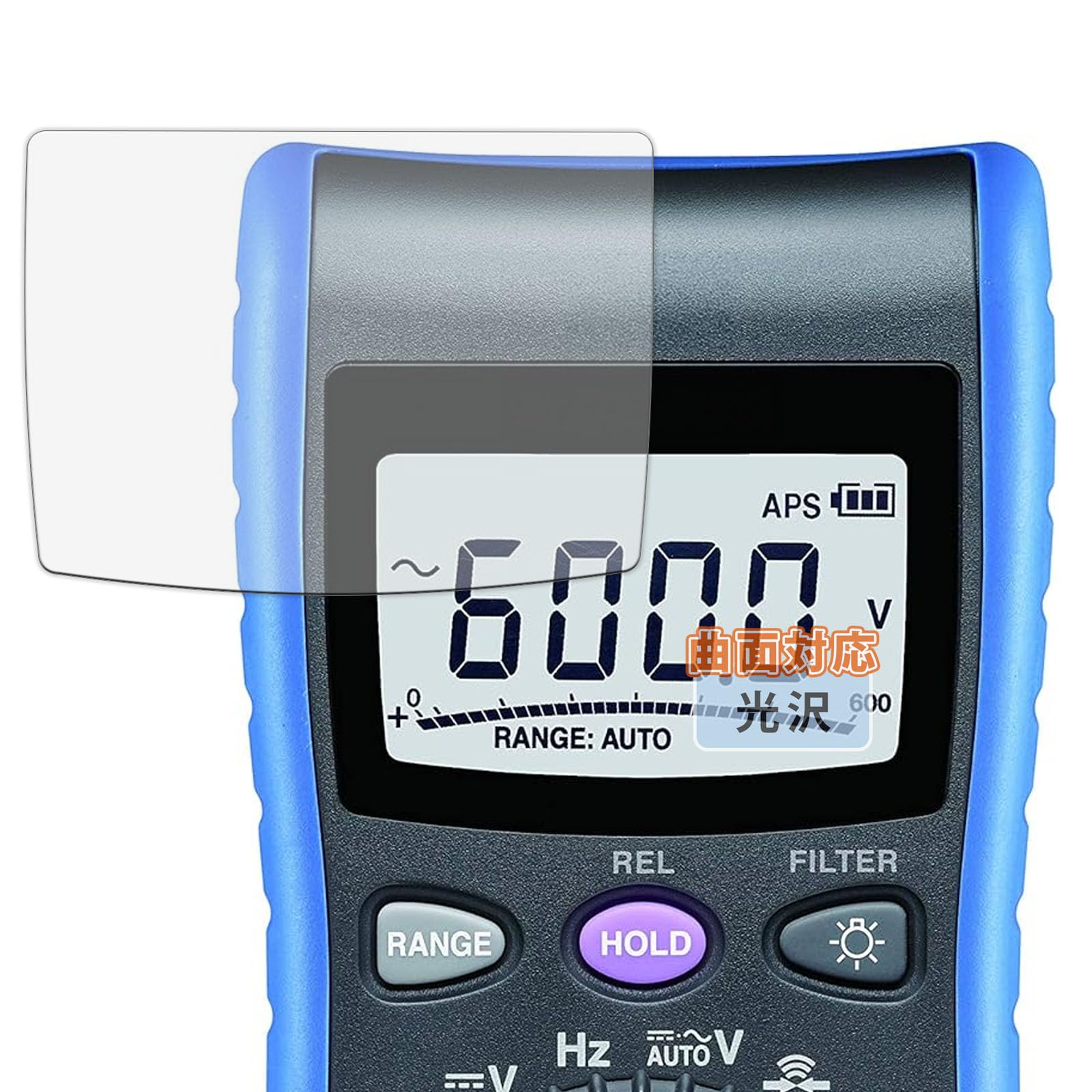 

Protective Film for HIOKI Digital Multimeters Curved Surface Made in Japan Kayo&Karin DT4221/DT4222/DT4223/DT4224, Compatible, Ultra-Transparent,