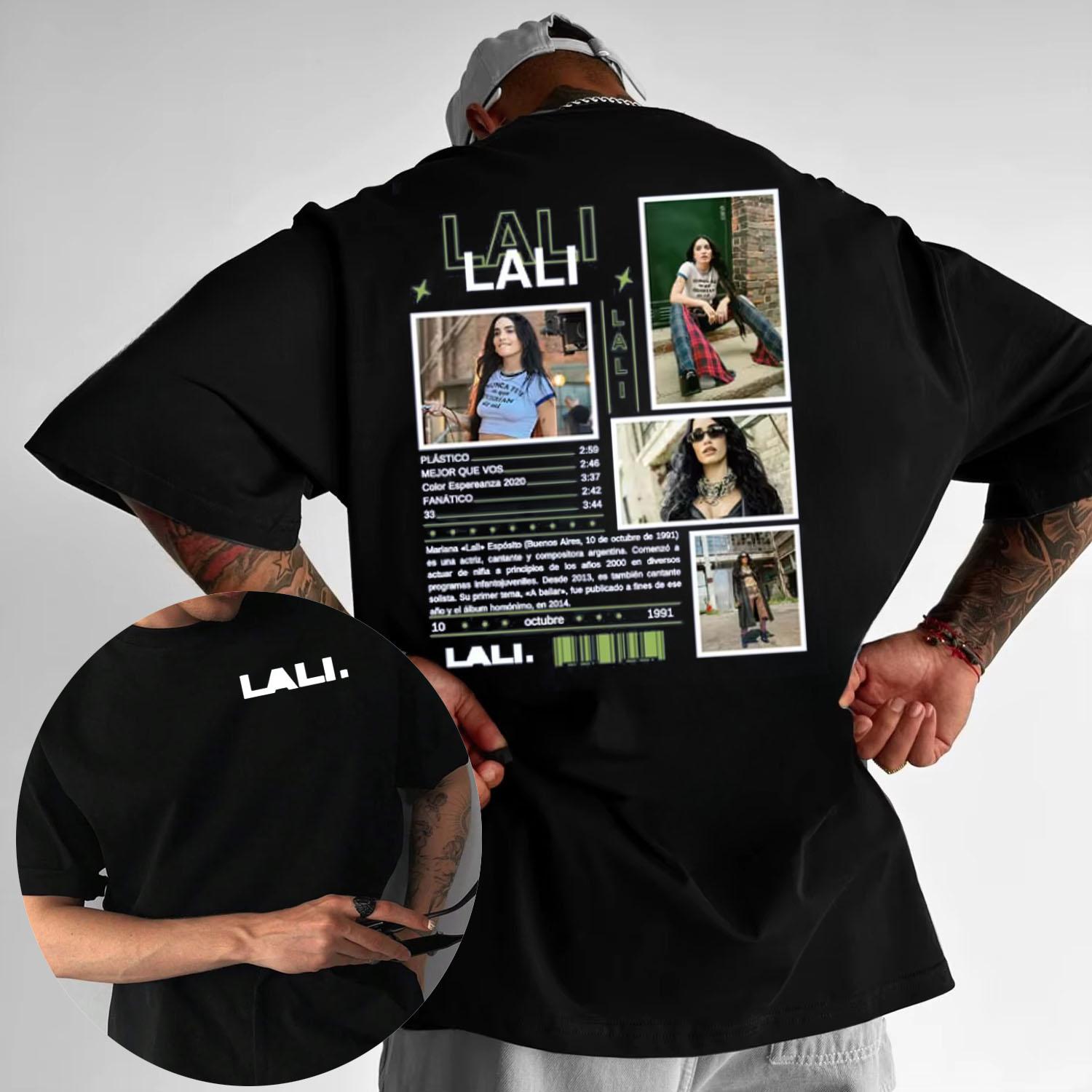 2025 Summer Singer Larry Esposito Album Tour Cover Tshirt Men Harajuku High Street Tshirt Fashion 100 Cotton Tshirt M