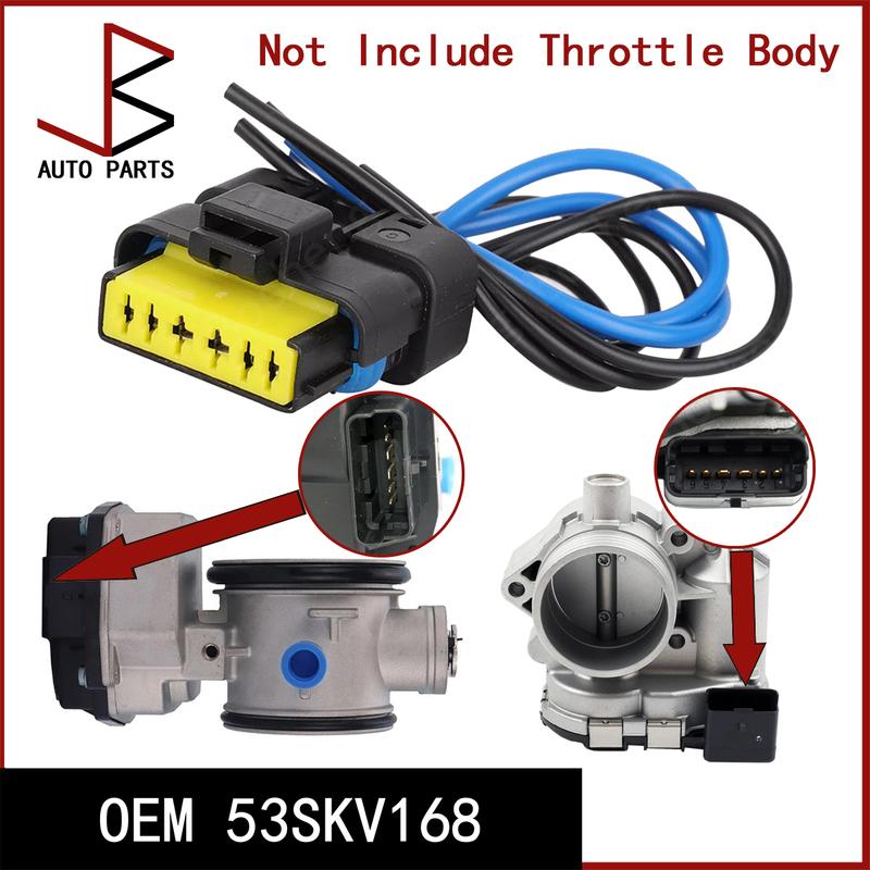 Новый набор кабелей 6-контактный Ремонтный комплект Разъем кабеля дроссельной заслонки для Renault Citroen Peugeot DACIA 8200059268 8200063652 EZC-RE-102