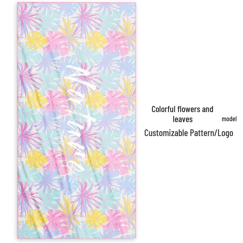 Quick-Dry Microfiber Beach and Swim Towel 80x160cm OPP Bag