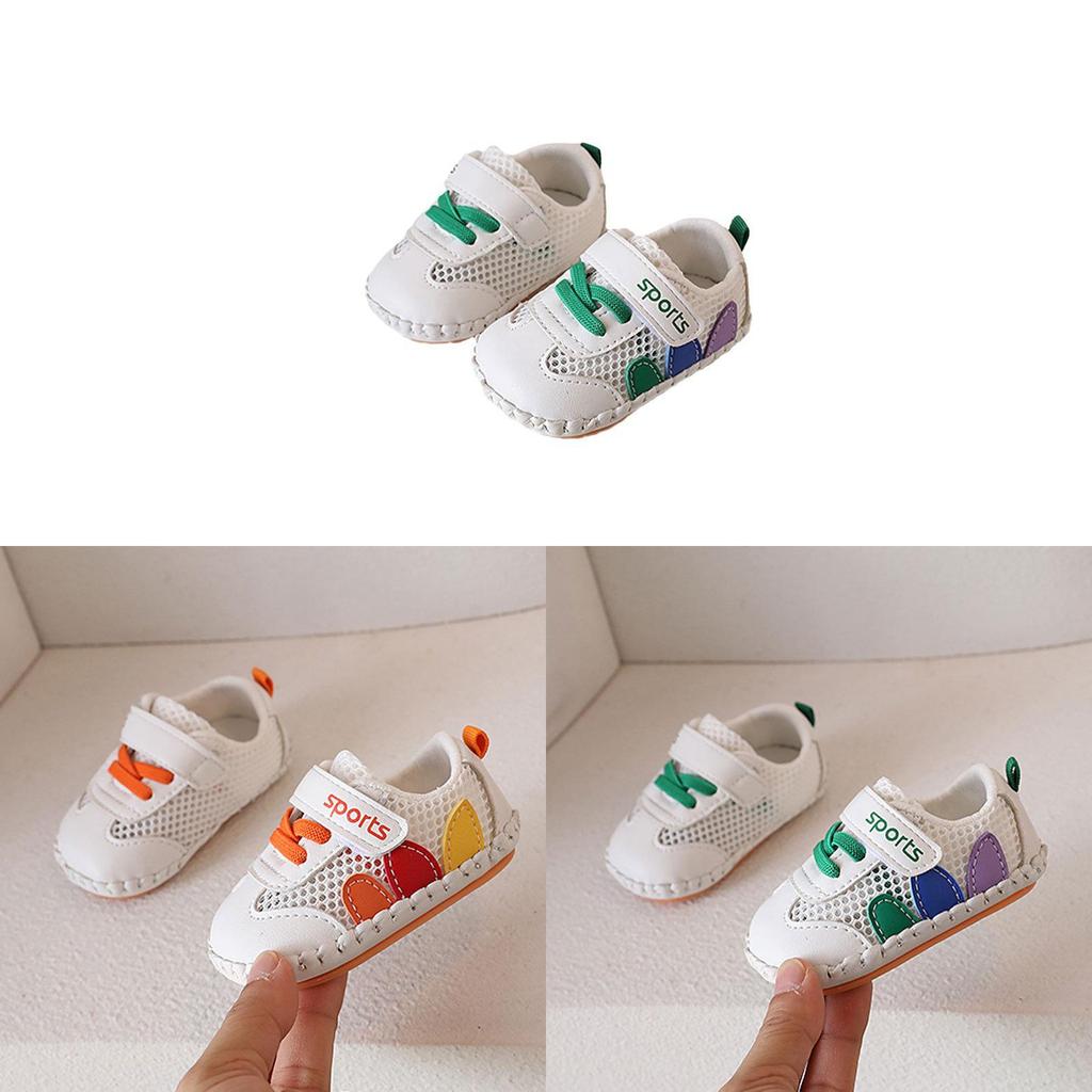 Baby Boys Girls Summer Soft Sole Shoes With Magic Tape For Toddler Crawling And Walking
