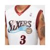 T-shirt - Mitchell et Ness - Nba Swingman - Biały - Krótki rękaw - Oddychający