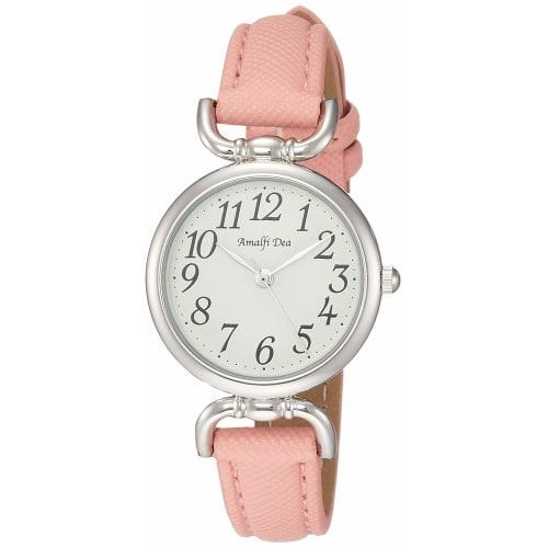

Arias Amalfidia Analogue Watch, Waterproof, Leather Strap, White Dial, WW20022A-125, Women s, Pink