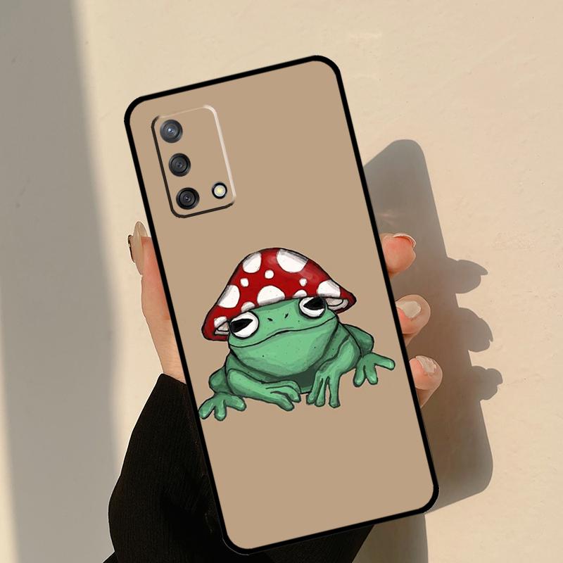 

Чехол Hippie Mushroom Frog shrooms для Oppo A18 A38 A58 A78 A98 A74 A94 A54 A15 A17 A57 A6 A5 Pro A16 A76 A96 A40 A60 A80 OPPO A38 4G