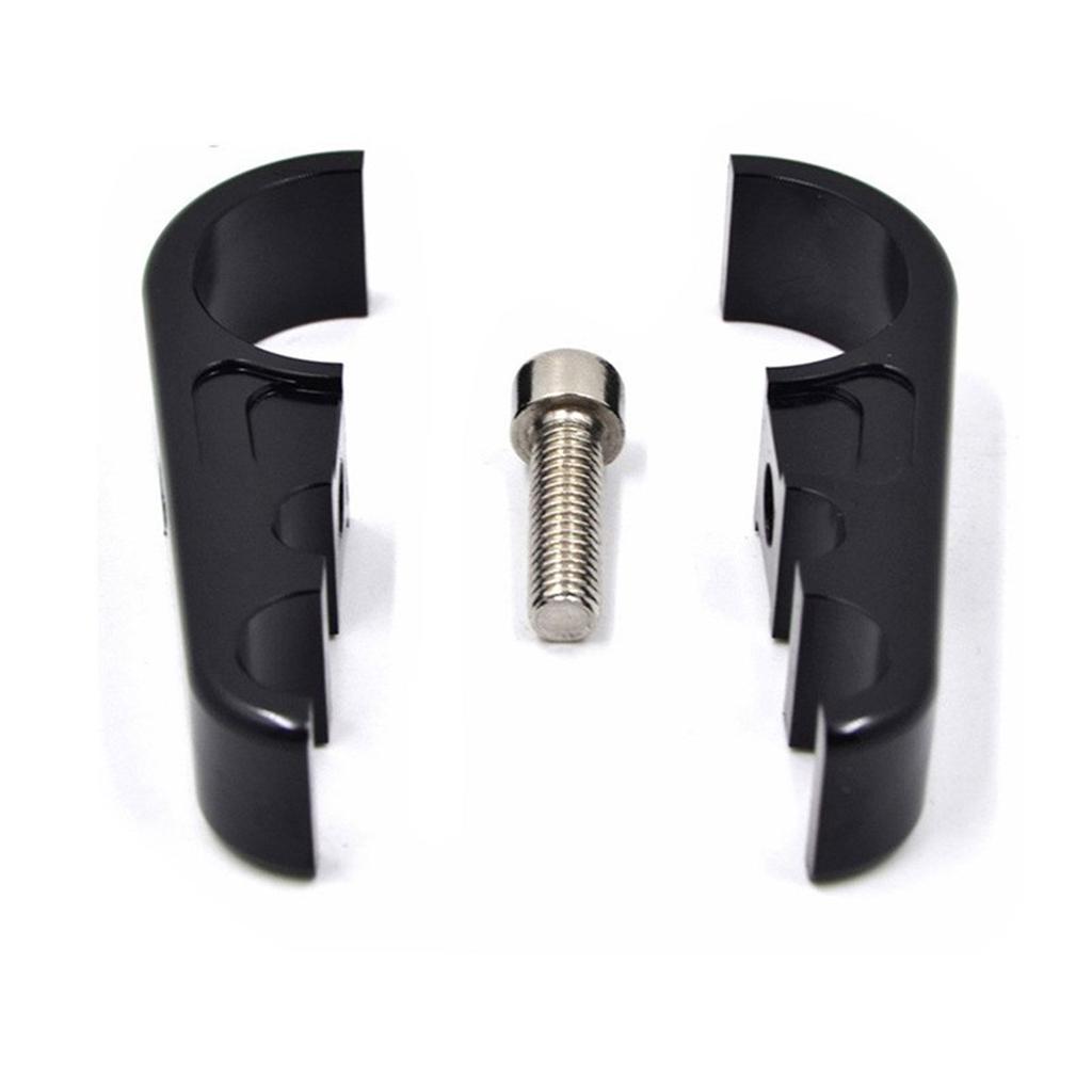 Motorcycle Handlebar Mount Throttle Clutch Cable Brake Line Fixed Clips 25mm Handlebar Double Hole Clutch Cable Clamp