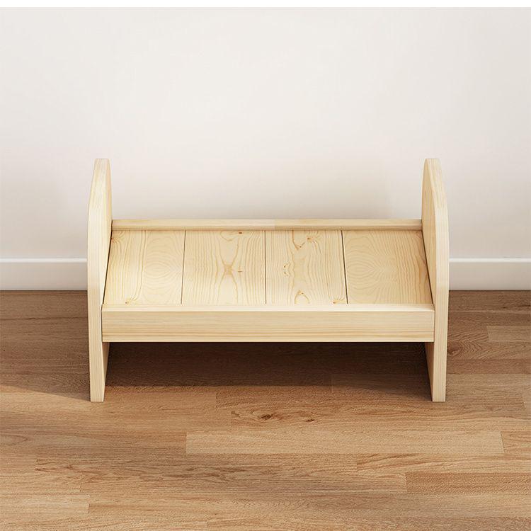 Teddy Cat & Dog Bed: Medium-Sized Solid Wood Pet House with Detachable Floor