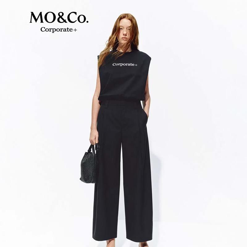 MO&Co. Women's Cooling Cotton Sleeveless T-shirt