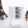 19 Styles 1/12 Dollhouse Miniature Kitchen White Wooden Fridge Refrigerator Freezer For Dolls Bedroom Living Room Accs Kids Toy
