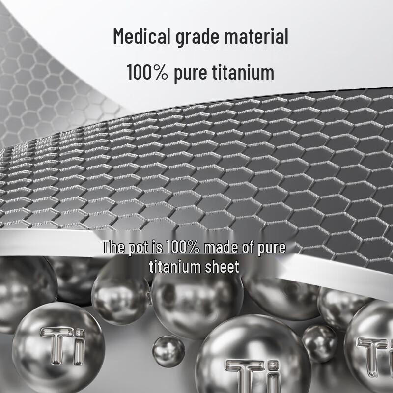 SUPOR Lightweight 100% Pure Titanium Non-stick Wok