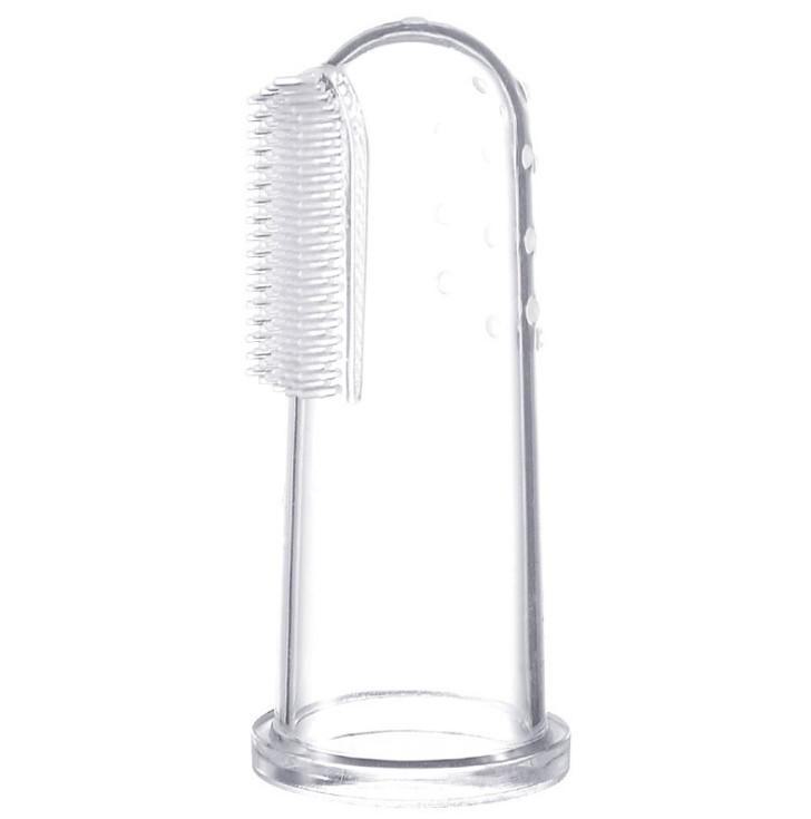 

Зубная щетка на палец из силикона для собак и кошек Naked Finger Toothbrush