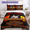 Motociclette Harley-Davidson Personalizza il tuo nome Set Biancheria da Letto Copripiumino Traspirante con Federe Decorazione per la Casa Regalo di Compleanno
