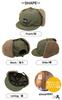 Fabulous Nylon Patch Boa Umpire Flight Pilot Bomber Hat with Fluffy and Perfect for Fall and Unisex Cap, Cap, Earmuffs, Windproof, Winter,