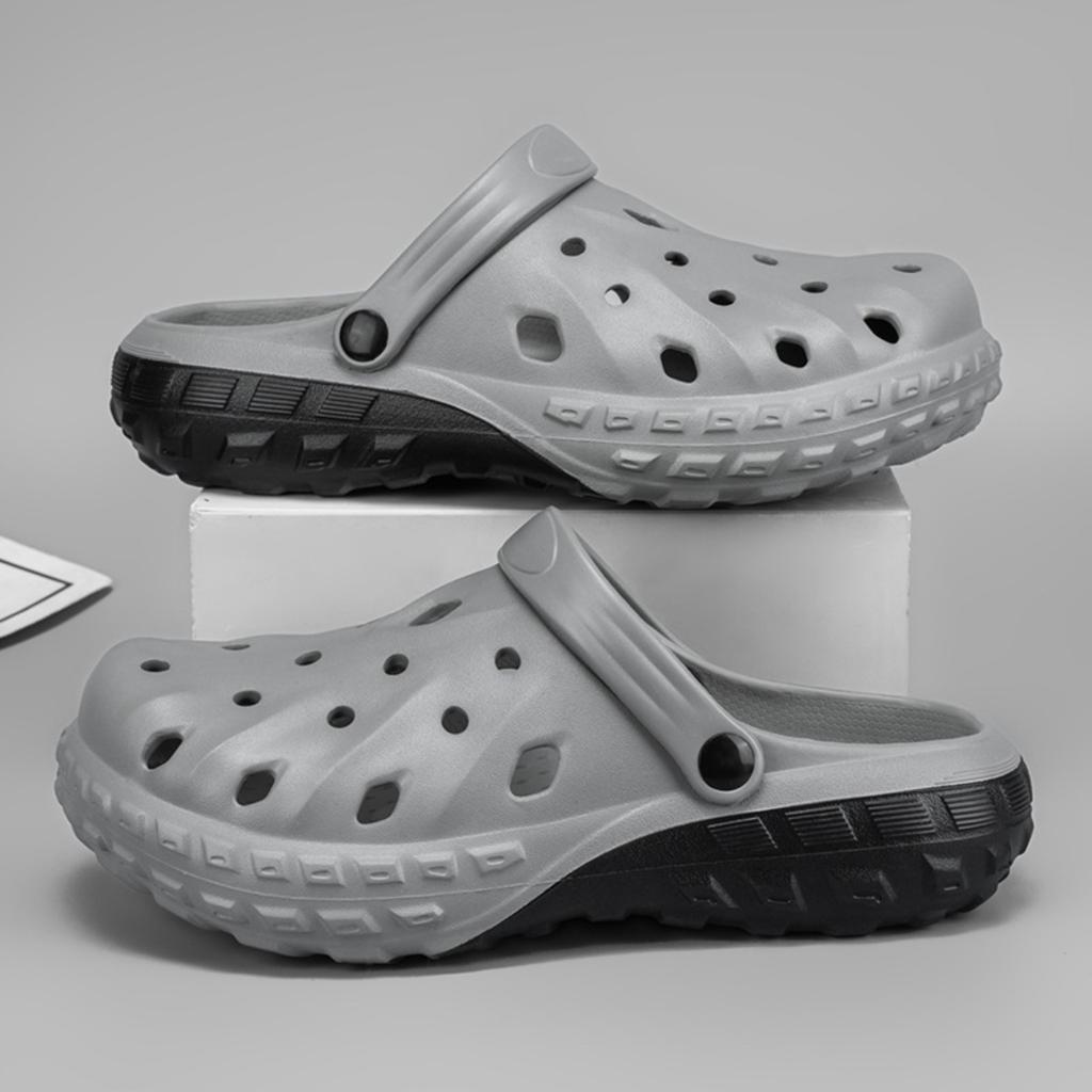 Men's, EVA Slippers, Thick Soled, Non Slip, Toe Over Slippers, Casual, Versatile, Beach Sandals