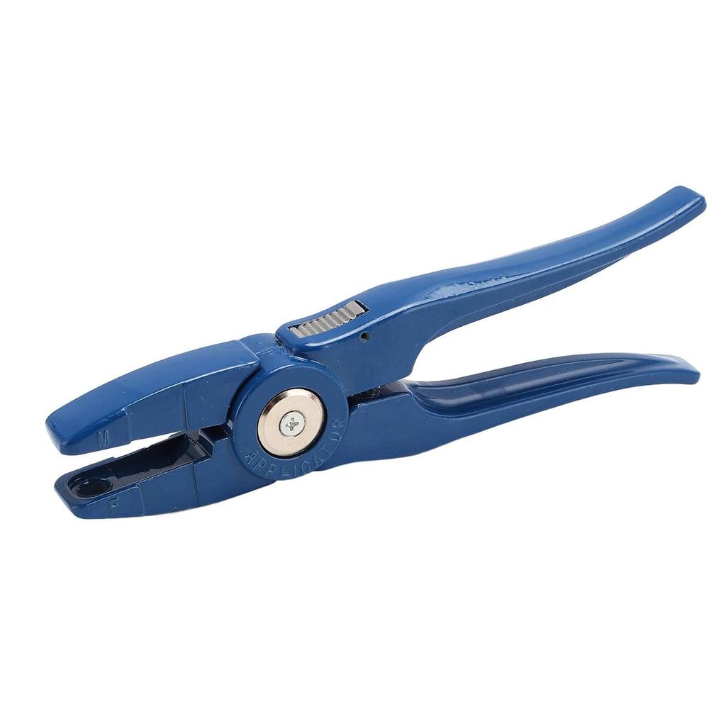 Livestock Ear Tag Applicator, 7.7 Metal Ear tag Pliers Cattle Ear Tagger, Practical Ear Tag Tool Clamp, Animal Tool for Cattle Sheep Pigs Cow Goat