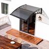 Awnings for Door Entrance, 38 X 40 In, Exterior Front Door Window Awnings with Drainage & ABS Bracket, Rain Snow Sun Protection, Overhang