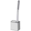 Disposable Antibacterial Toilet Brush Set with Replacement Heads