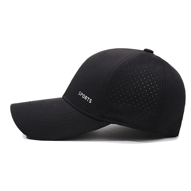 Spring Summer Men's Hat Outdoor Sun Hat Middle-Aged Baseball Cap Mesh Breathable Cap