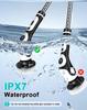 Multifunctional Wireless Electric Cleaning Brush with Digital Display, Voice Prompts, Long Handle, and IPX6 Waterproof.