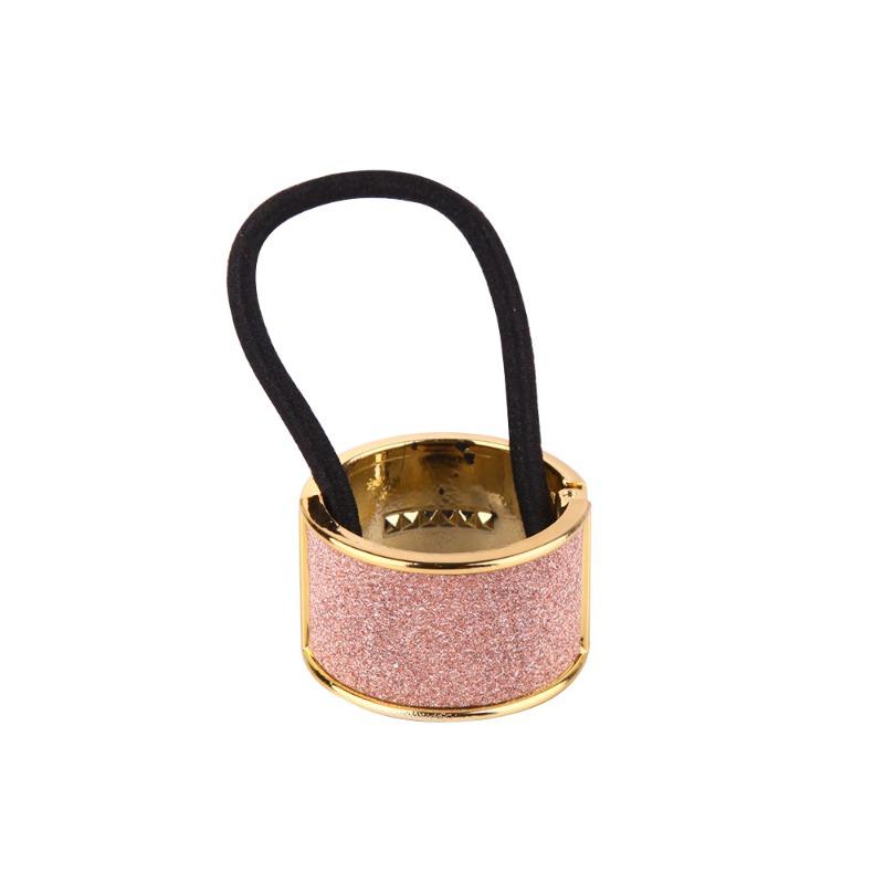 Fermacoda Semplice Fibbia Clip Alta Elasticità Corda per Capelli Moda Semplice Anelli Rotondi per Capelli Copricapo Accessori per Capelli