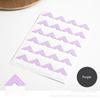 10sheets/24Pcs Colorful Photo Corner Scrapbook Paper Handmade Picture Frame Stickers DIY Home Decor