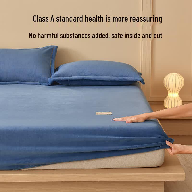 HLA Milk Velvet Fitted Sheet Set
