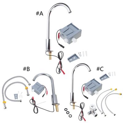 Robuster Messing-Küchenhahn mit Brause-Set und Seifenspender Bewegungssensor Spültischarmatur Zubehör für den Haushaltsgebrauch