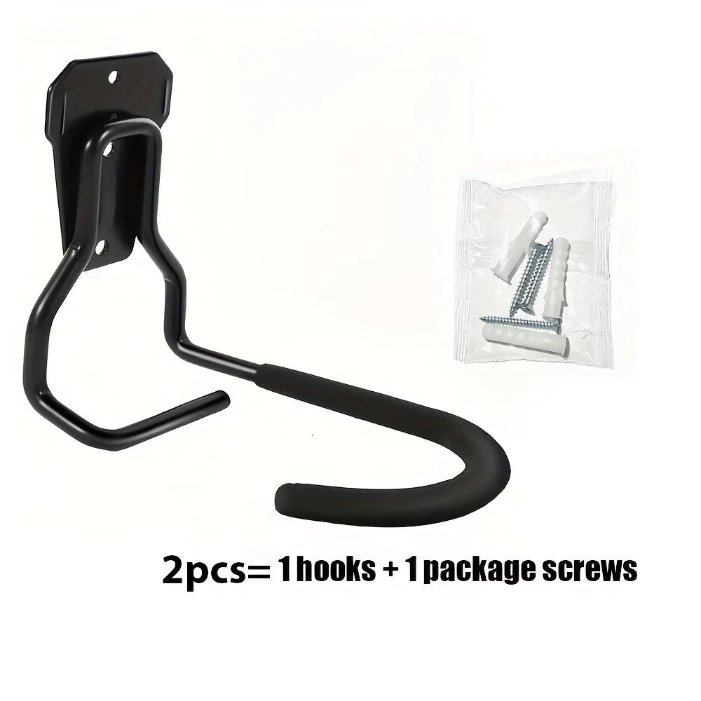 Bike Wall Mount Iron Rack Bicycle Wall Stand Hook Bicycle Garage Holder Bicycle Display Storage Hanger Kit Bike Accessorie