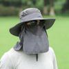 Outdoor Multifunktionale Fischerkappe Für Damen Herren Abnehmbare Bucket Hats Sommer Anti UV Sonnenhut Mit Nackenschutz Wanderhut Angelhut