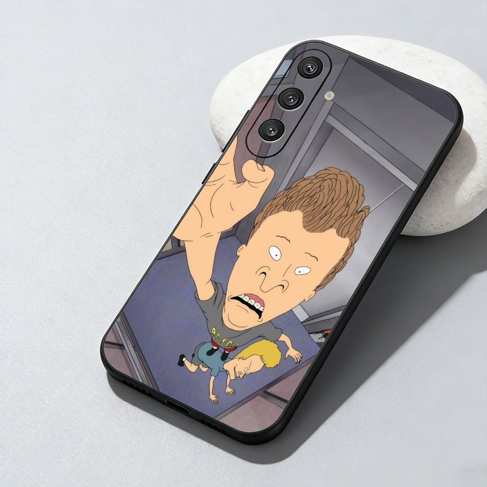 BXB B-Beavis and B-Butt-Head Phone Case For Samsung Galaxy A73,A72,A71,A70,A52,A51 Others Soft Black Cover Samsung a42 5g