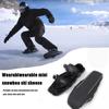 Mini Korte Ski Schaatsen Ski's Schoenen Skiboards Verstelbaar Volwassenen Korte Schoen Sneeuwblades Draagbaar voor Winter Buitensporten Sneeuwbord