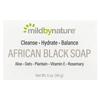 Mild By Nature African Black Soap Bar with Oats & Plantain, 141g (5oz)