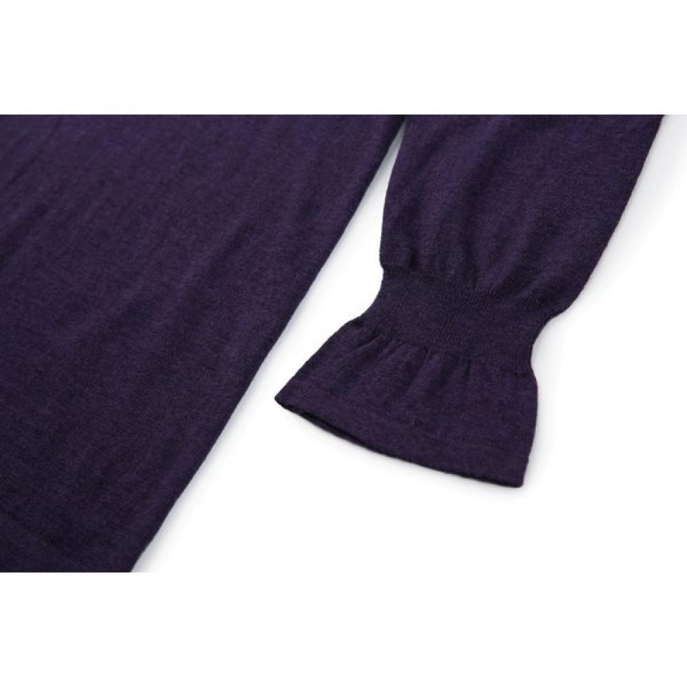 FURINA Extra Fine Wool Ruffle Sweater