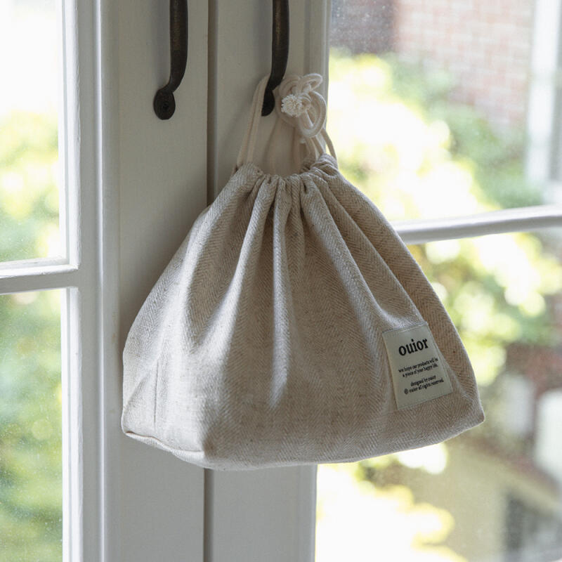 chubby string pouch herringbone set(S1+M1+L1) (gift box)