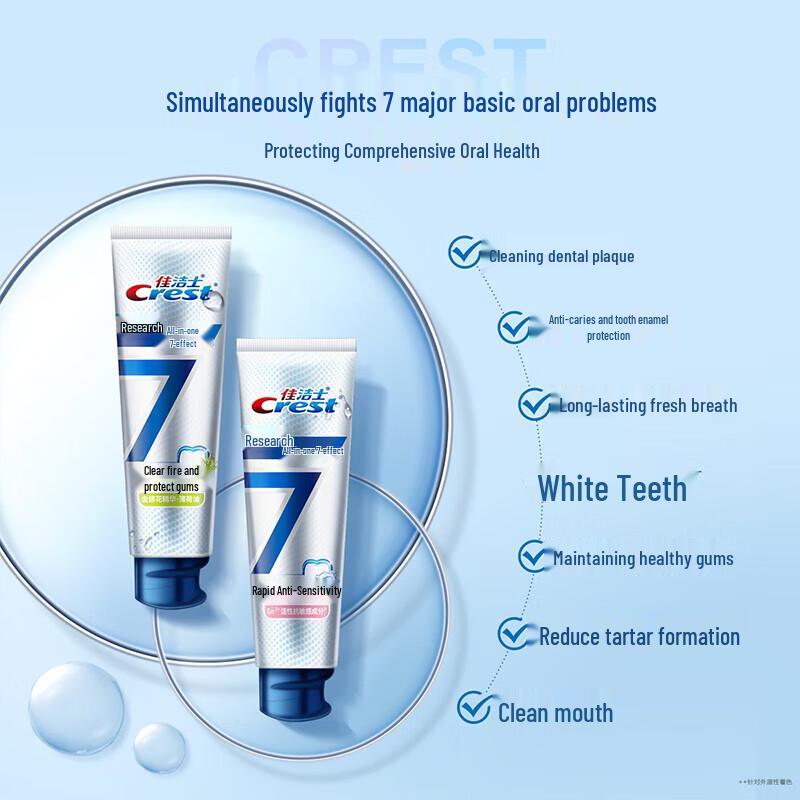 Crest Oral Care Toothbrush & Toothpaste Set