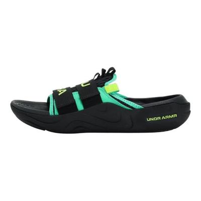 Alpha Cushioning Comfortable EVA Rubber Sole Casual Slippers Unisex Slippers Black Green Yellow 3025051-002