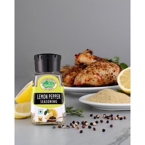 

NATURESMITH LEMON PEPPER SEASONING-100gms || SMALL SPRINKLER TANGY AND SALTY SEASONING READY TO USE ||